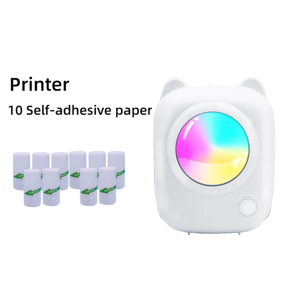 C38 Mini Pocket Thermal Label Portable Printer Wireless Bluetooth
