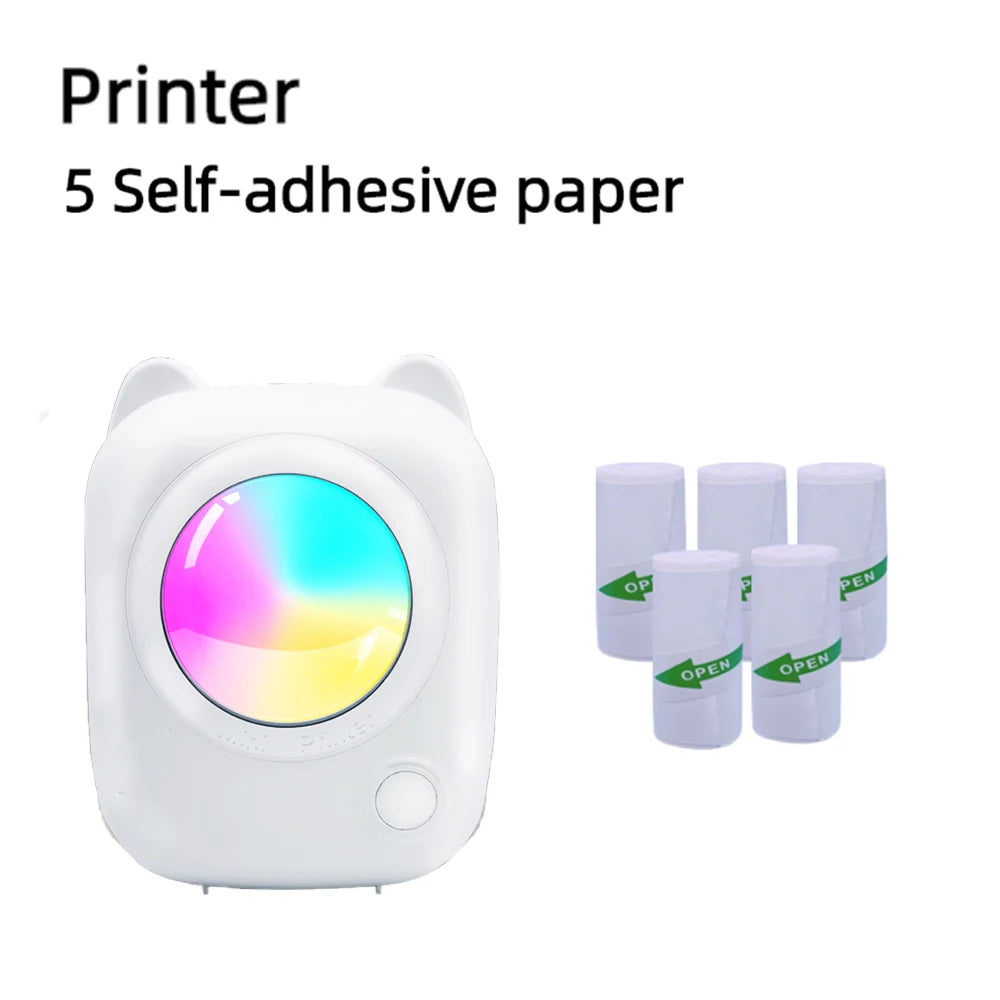 C38 Mini Pocket Thermal Label Portable Printer Wireless Bluetooth