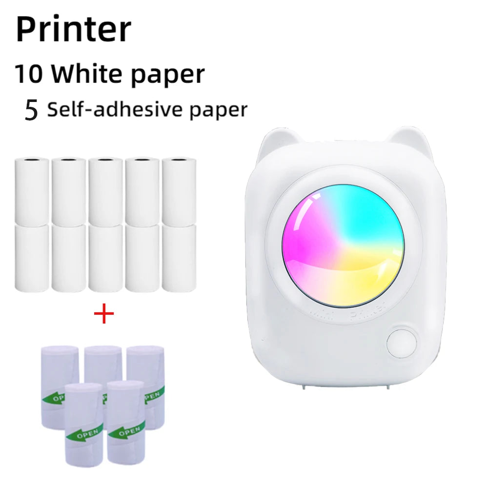C38 Mini Pocket Thermal Label Portable Printer Wireless Bluetooth