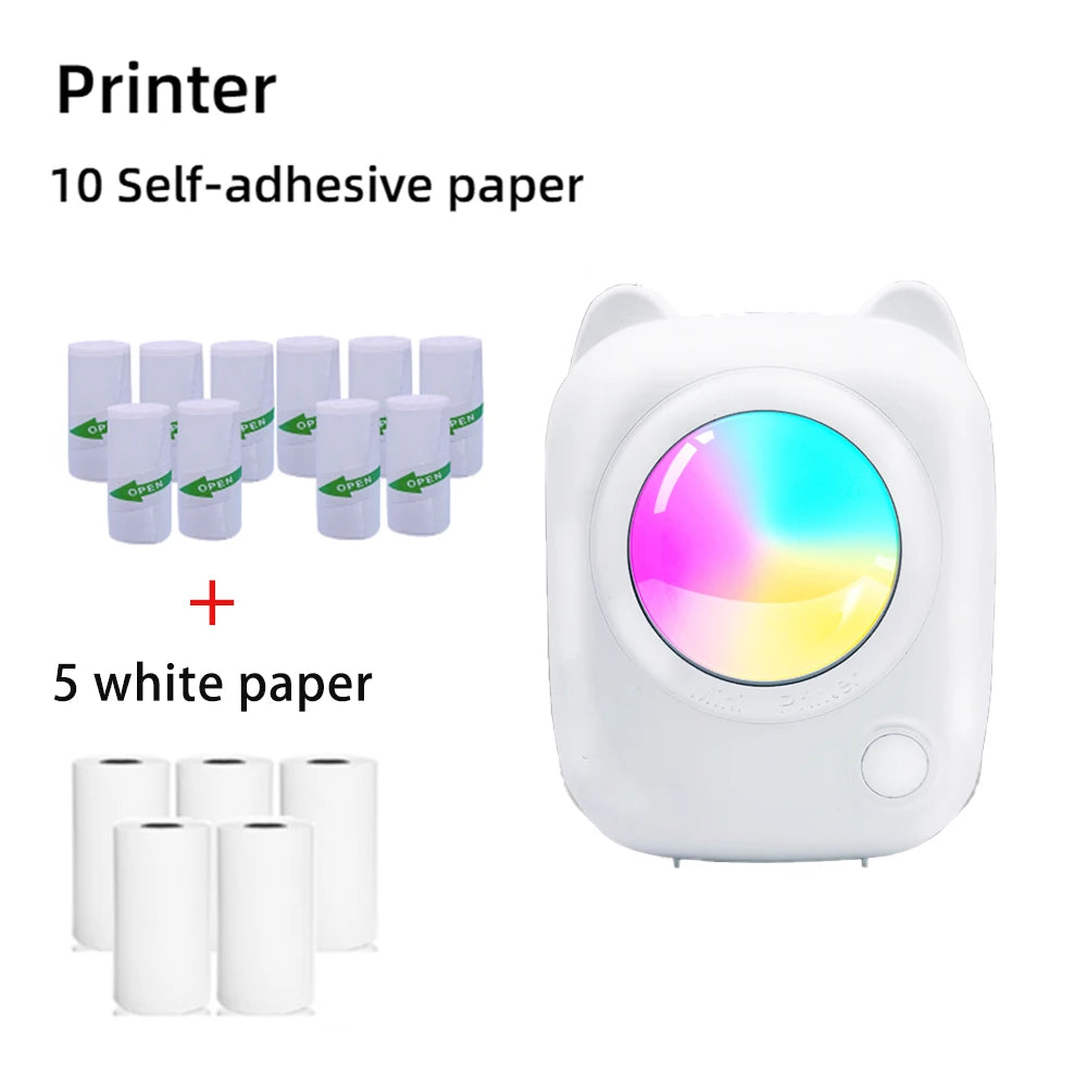 C38 Mini Pocket Thermal Label Portable Printer Wireless Bluetooth