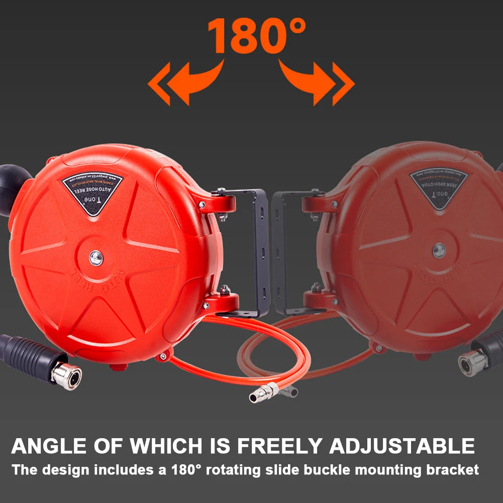 8mm Automatic Retractable Hose Reel Car Wash Garden Irrigation Water