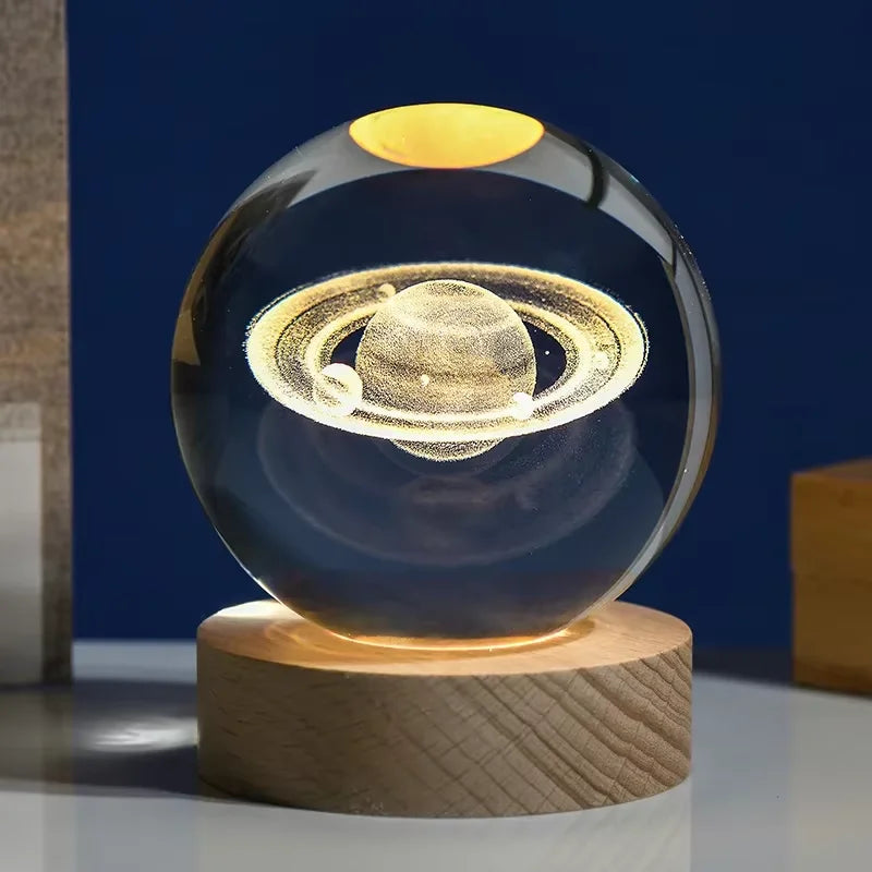 GLOWING CRYSTAL BALL