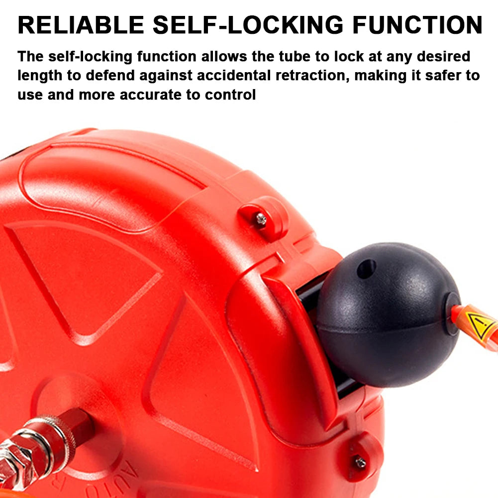 8mm Automatic Retractable Hose Reel Car Wash Garden Irrigation Water