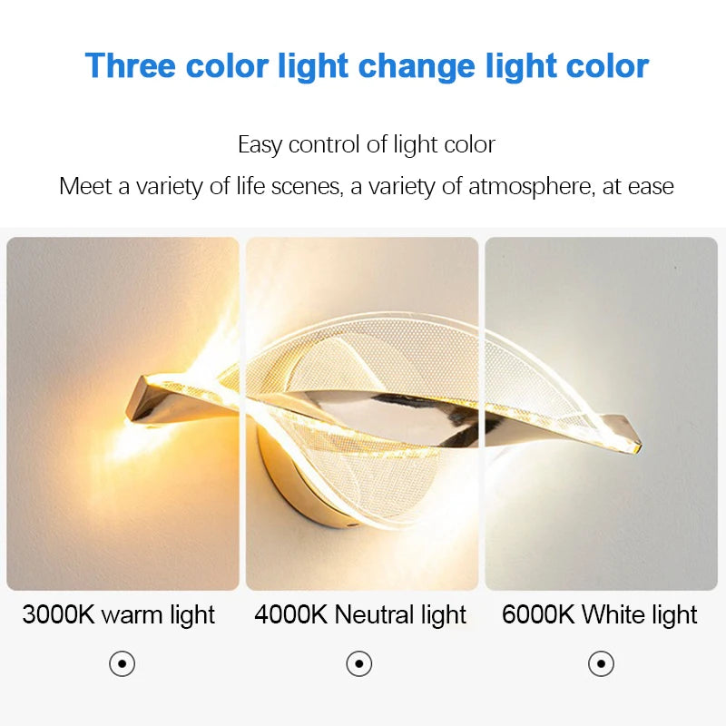 Nordic LED Wall Lamp Living Room Indoor Lighting Originality Lamps Home Decoration