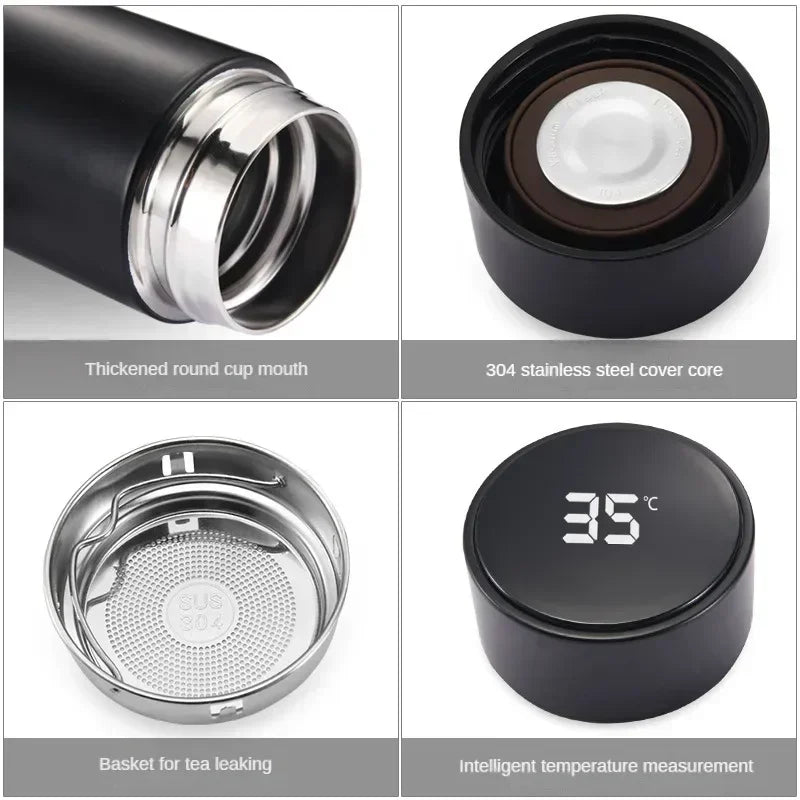 500ml STAINLESS STEEL THERMOS WITH DIGITAL TEMP