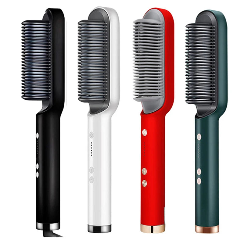 Hair Straightener Professional Ptc Quick Heated Electric Hot Comb