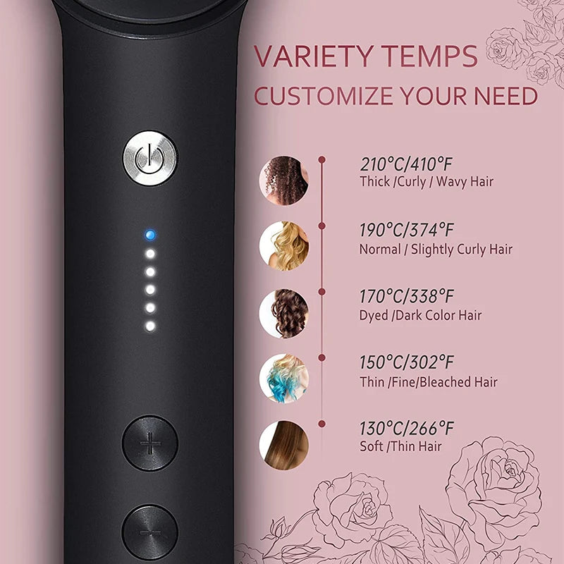 Hair Straightener Professional Ptc Quick Heated Electric Hot Comb