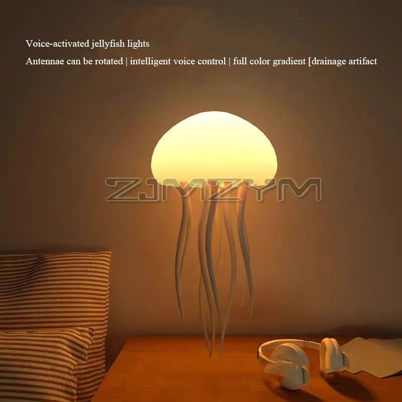 VOICE CONTROL JELLYFISH RECHARGEABLE COLOR CHANGING
