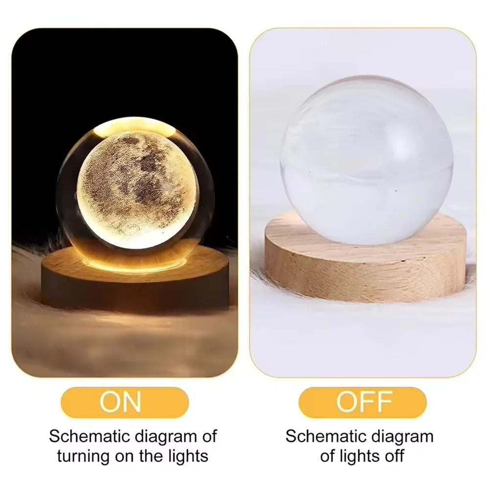 GLOWING CRYSTAL BALL