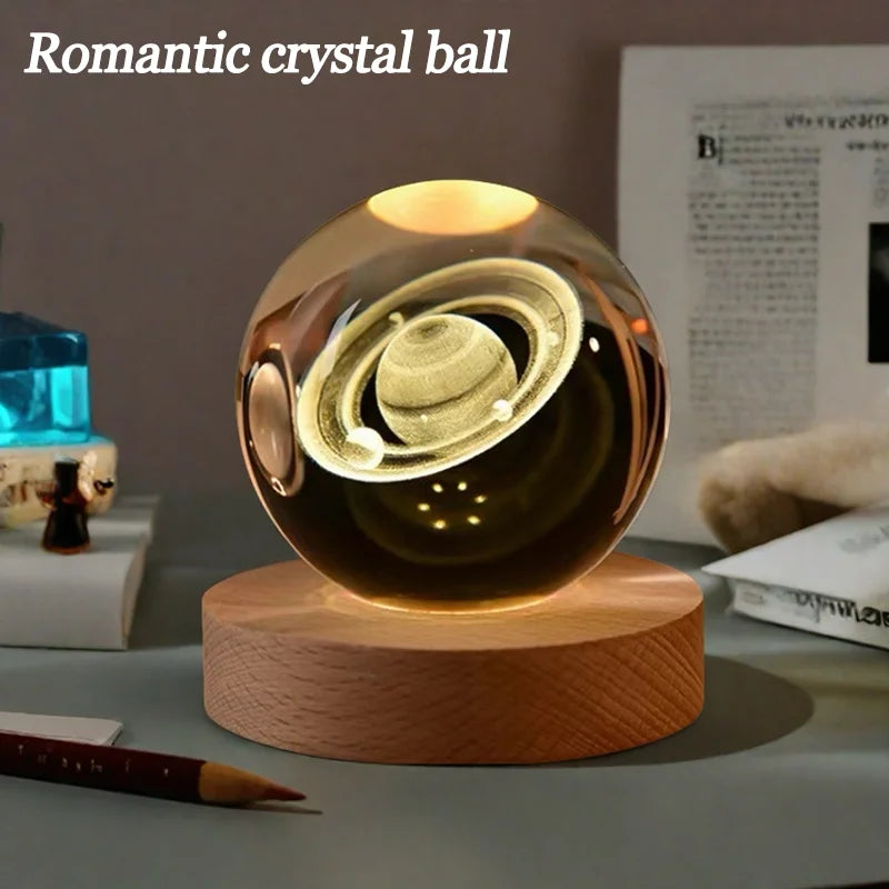 GLOWING CRYSTAL BALL