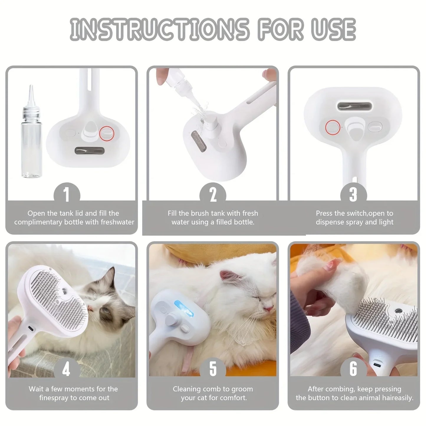 A PET-SPEECIFIC SPA COMB