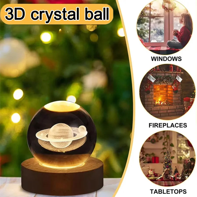 GLOWING CRYSTAL BALL