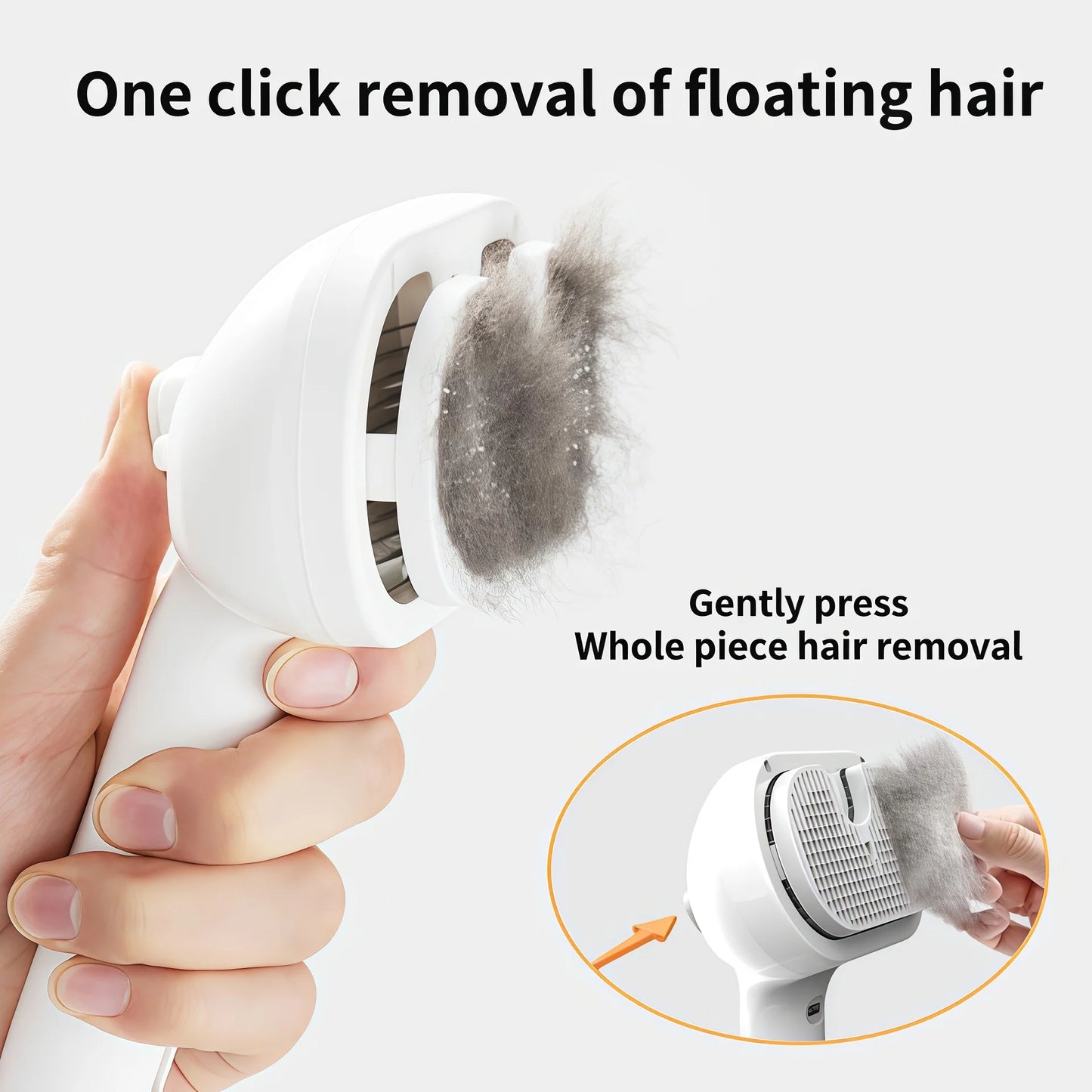 Upgraded 3 In 1 Pet Spray Grooming Comb Steamy Floating Hair Removal