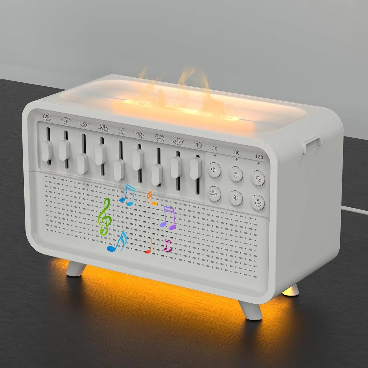 WHITE NOISE MACHINE WITH AROMA|8 Natural Sounds