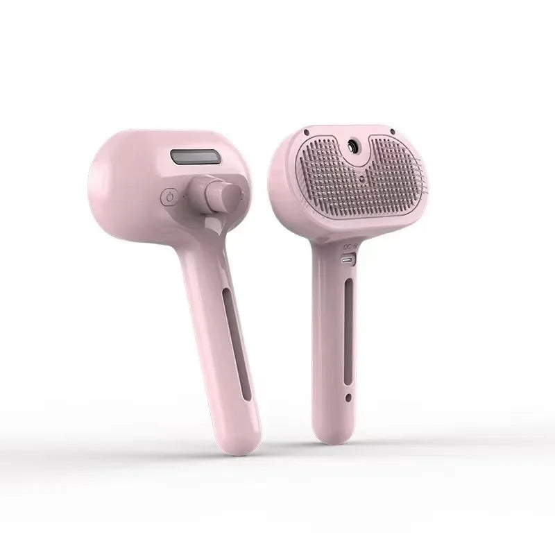 Upgraded 3 In 1 Pet Spray Grooming Comb Steamy Floating Hair Removal