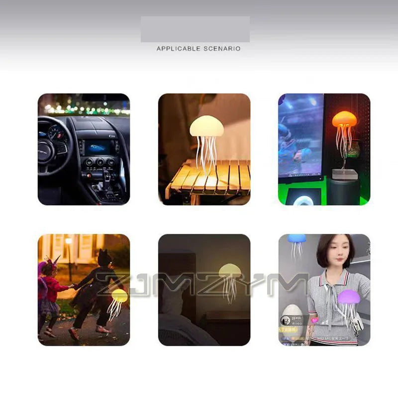VOICE CONTROL JELLYFISH RECHARGEABLE COLOR CHANGING