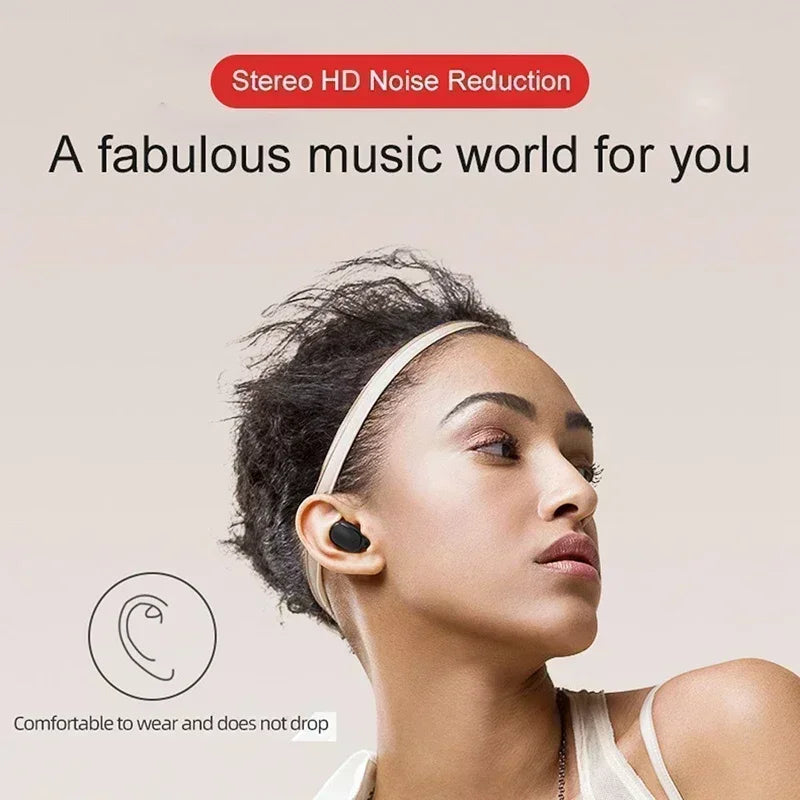 A6S TWS Earphones Wireless Bluetooth 5.1 Headphones Touch Control Earbuds