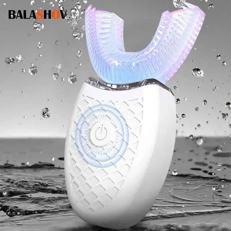 U Shape Degrees Intelligent Electric Toothbrush Sonic Automatic Tooth Brush 360 Degree Cleaning