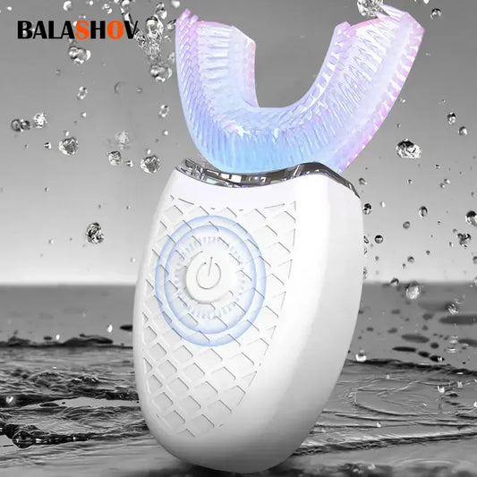 U Shape Degrees Intelligent Electric Toothbrush Sonic Automatic Tooth Brush 360 Degree Cleaning