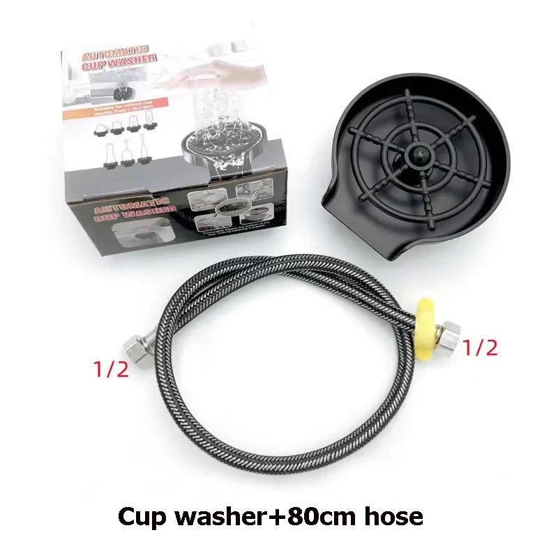 High Pressure Cup Washer Faucet Glass Rinser Automatic Glass Cup
