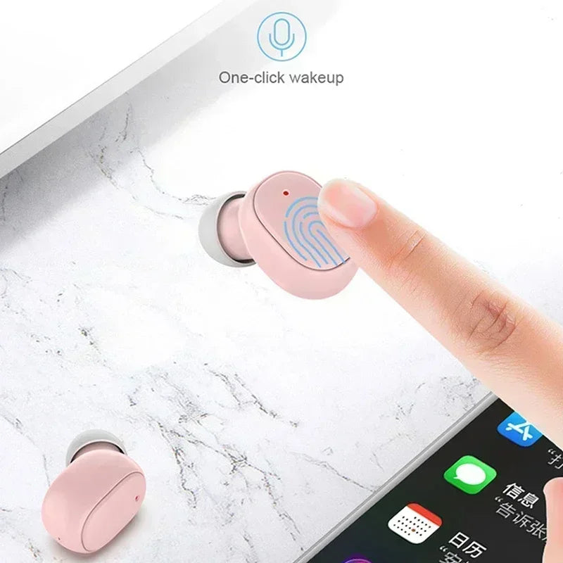 A6S TWS Earphones Wireless Bluetooth 5.1 Headphones Touch Control Earbuds