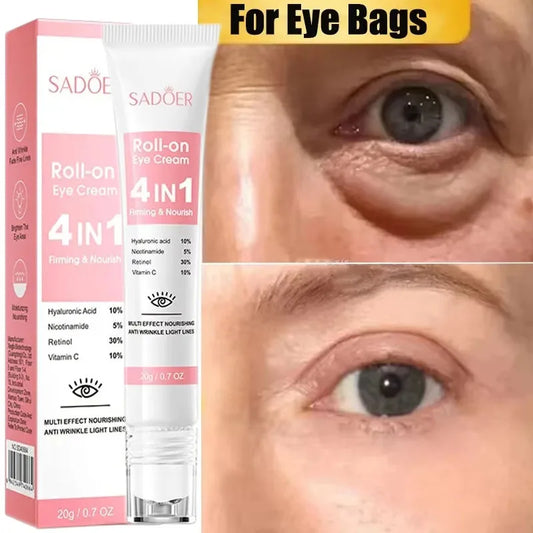 Instant Eye Bag Remove Cream Retinol Anti-Wrinkle Firming Skin Fade Fine Lines Anti Dark Circle