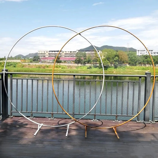 Metal Wedding Arche Circular Balloon Stand Party Decoration Backdrop Arch
