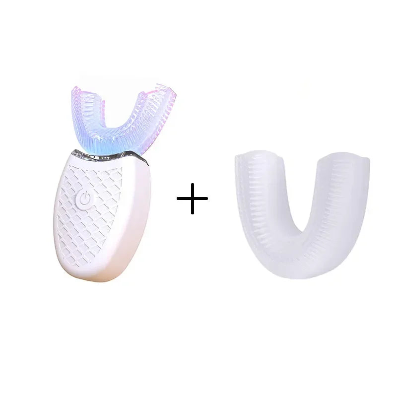 U Shape Degrees Intelligent Electric Toothbrush Sonic Automatic Tooth Brush 360 Degree Cleaning