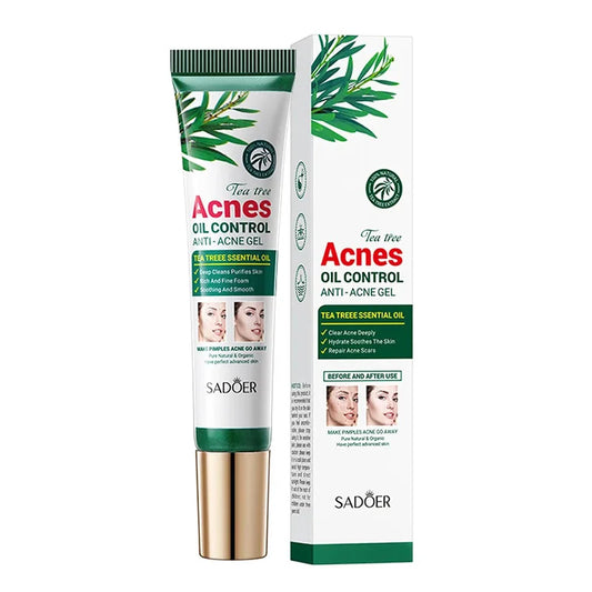 SADOER Tea Tree Acne Removing Cream Facial skincare Oil Control Face Gel Cream