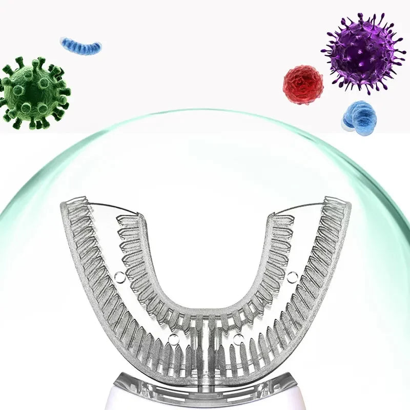 U Shape Degrees Intelligent Electric Toothbrush Sonic Automatic Tooth Brush 360 Degree Cleaning