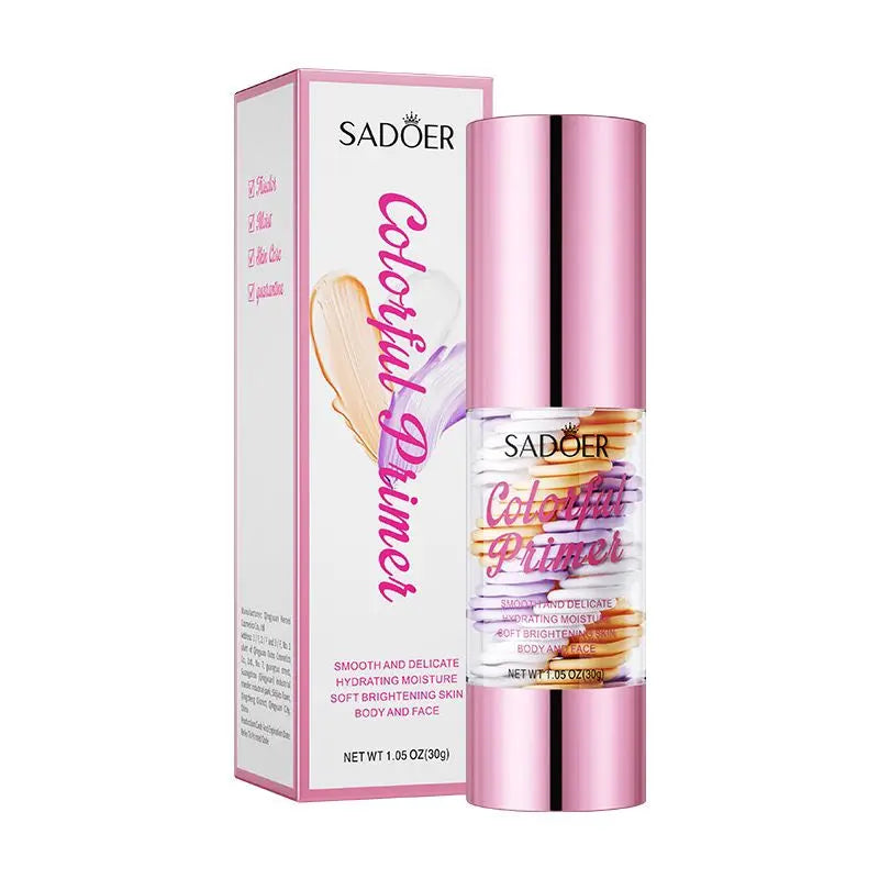 SPF50+ Makeup Primer Moisturizing Isolation Cream Invisible Pores Facial Base Brighten