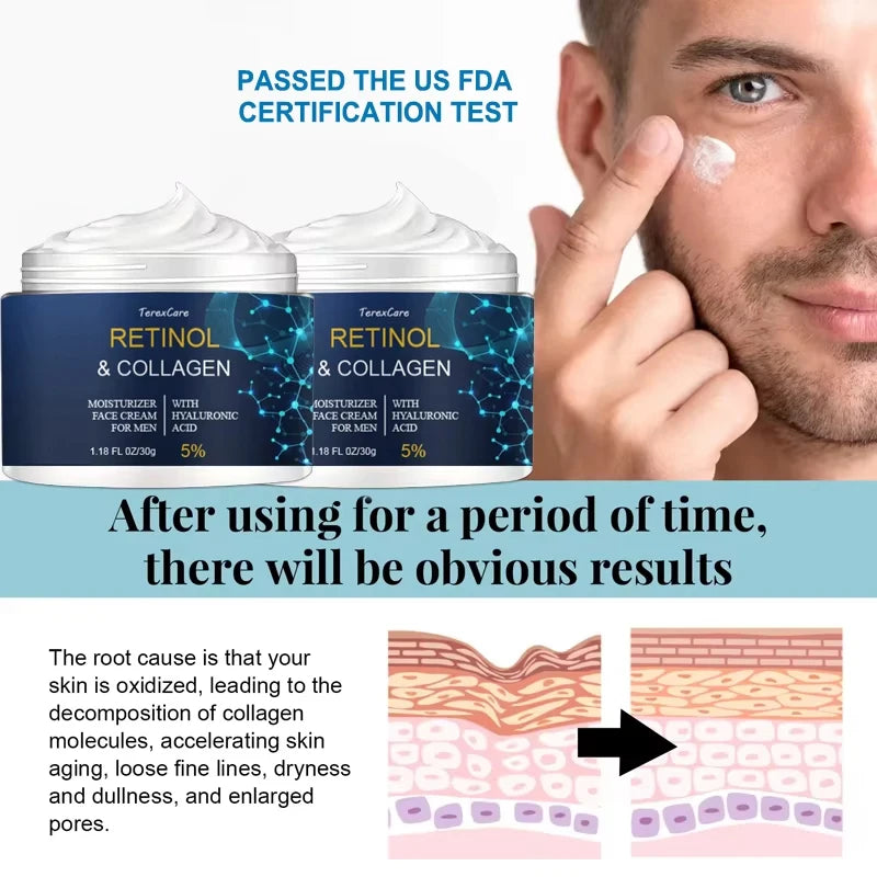Wrinkle Cream For Men Remove Face Neck Wrinkle Firming Moisturizing Skin