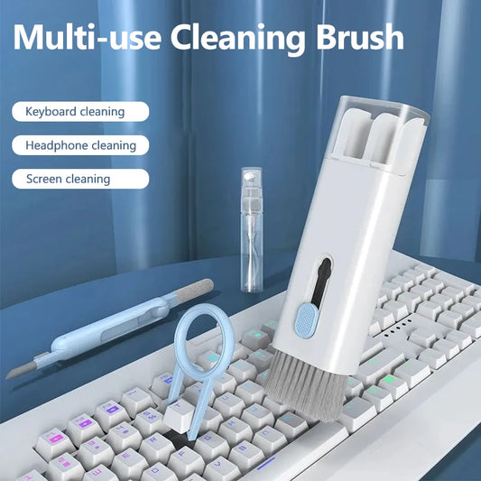 7-in-1 Keyboard Cleaning Kits Airpods Cleaner Headset Cleaner Pen Laptop Screen Cleaning