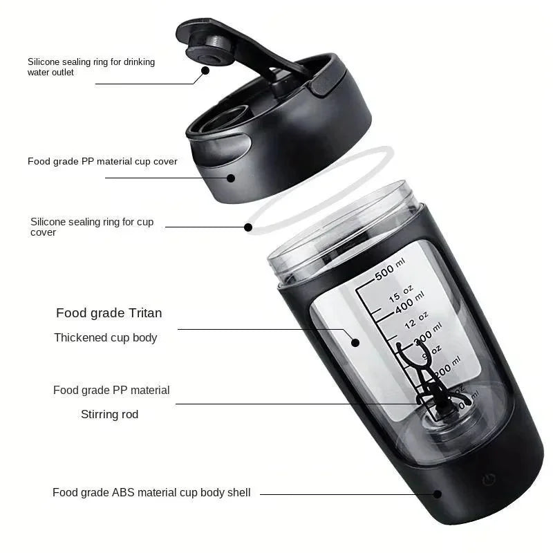 650ML Multifunctional Mixing Cup Automatic Mini Portable Rechargeable
